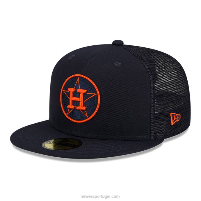 FFTN1338 New Era houston astros mlb treino de rebatidas navy 59fifty cap