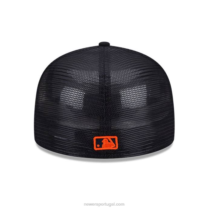 FFTN1338 New Era houston astros mlb treino de rebatidas navy 59fifty cap