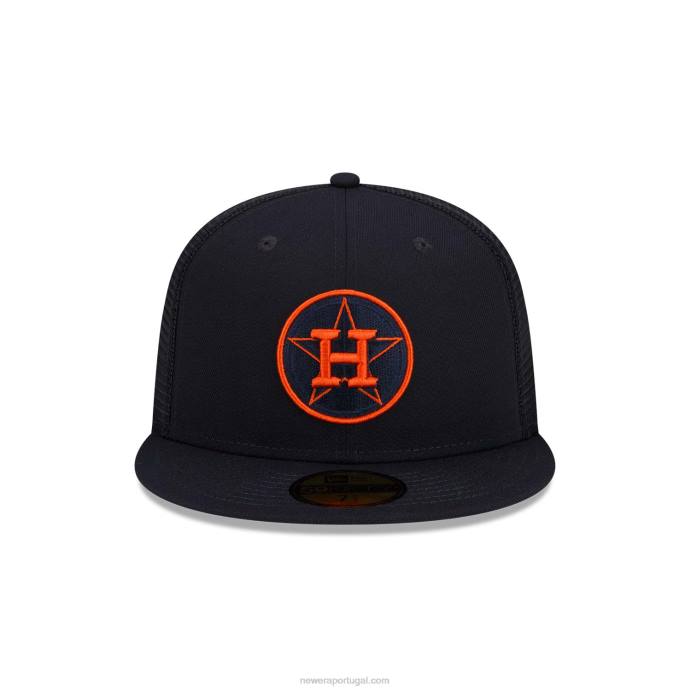 FFTN1338 New Era houston astros mlb treino de rebatidas navy 59fifty cap