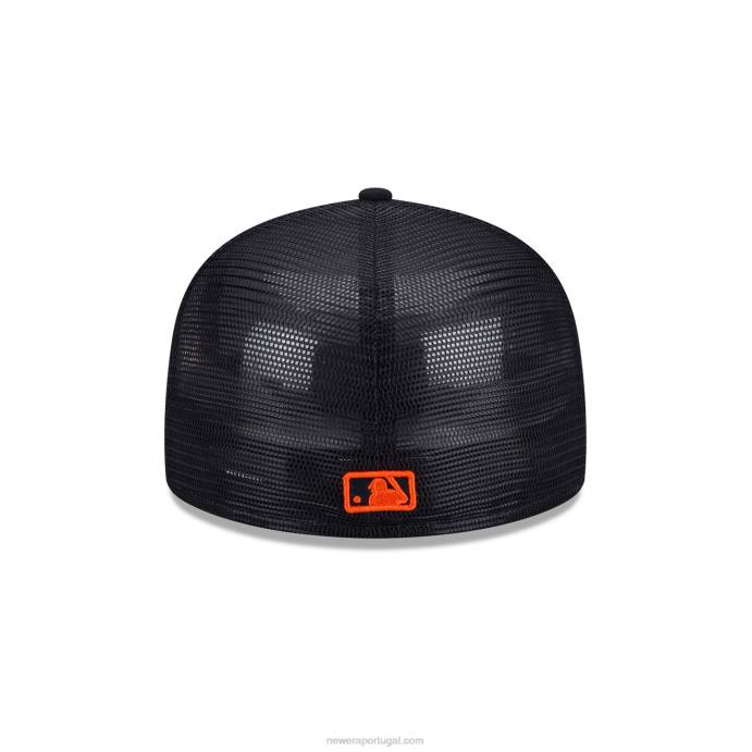 FFTN1338 New Era houston astros mlb treino de rebatidas navy 59fifty cap