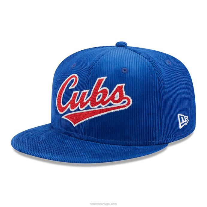 FFTN1341 New Era chicago cubs boné vintage cordão azul 59fifty