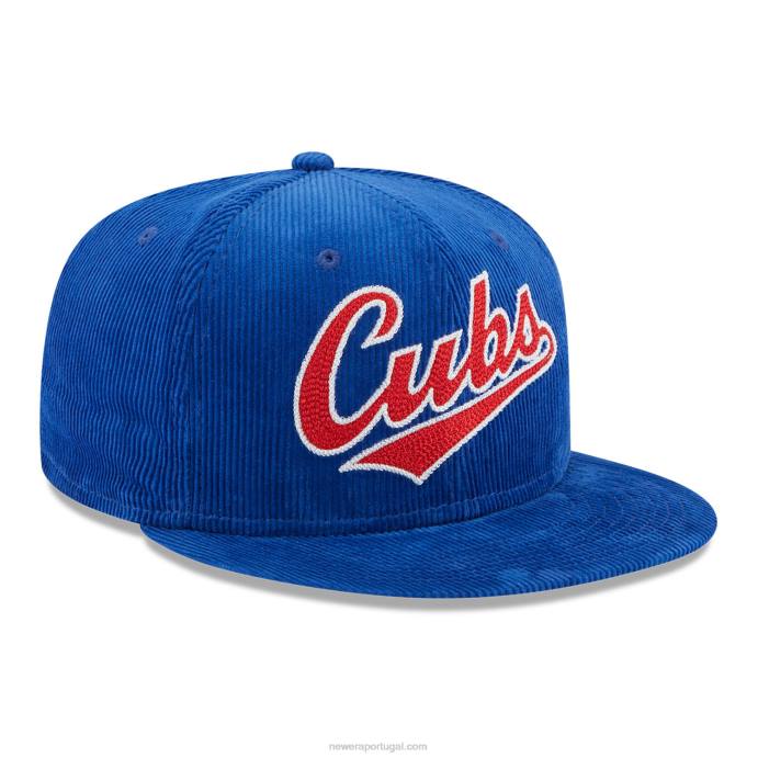 FFTN1341 New Era chicago cubs boné vintage cordão azul 59fifty