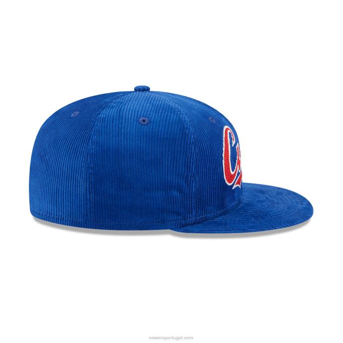 FFTN1341 New Era chicago cubs boné vintage cordão azul 59fifty
