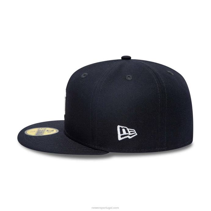 FFTN1342 New Era boné justo Detroit Tigers Stateview Navy 59fifty