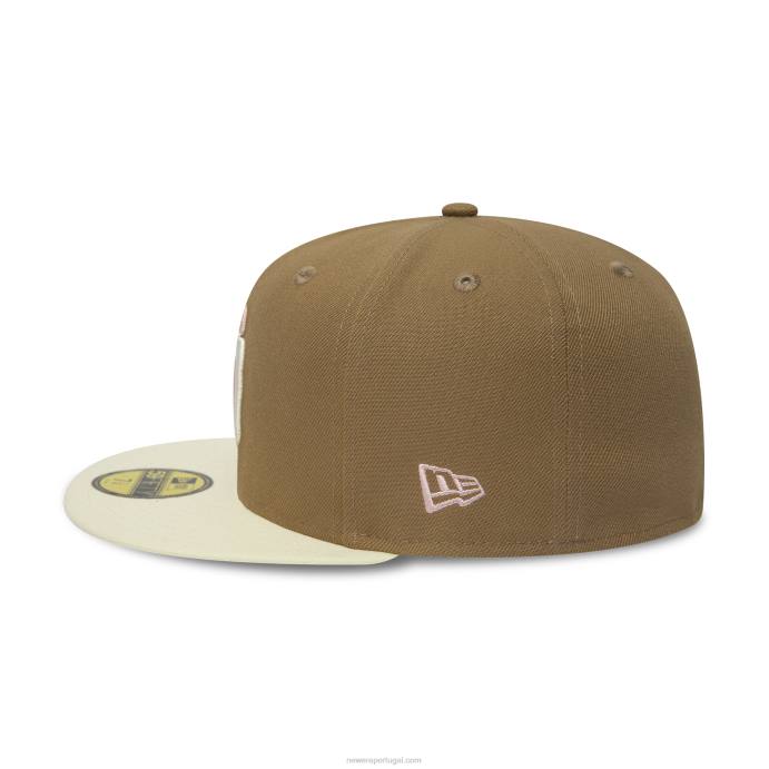 FFTN1345 New Era san diego padres 40º aniversário boné cáqui 59fifty