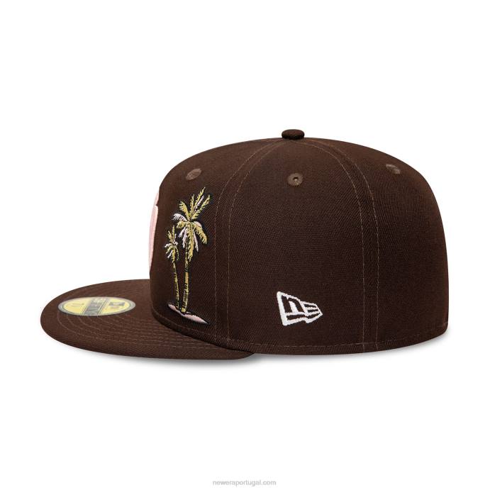 FFTN1346 New Era san diego padres 2016 all star game brown 59fifty boné justo