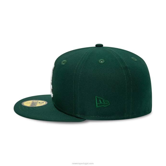 FFTN1350 New Era boné justo chicago white sox verde floresta 59fifty