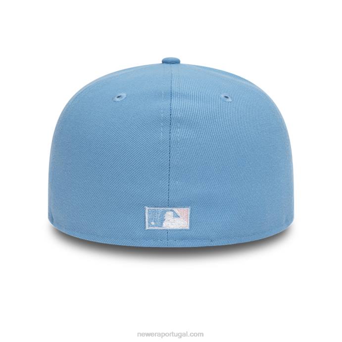 FFTN1351 New Era boné New York Yankees azul pastel 59fifty