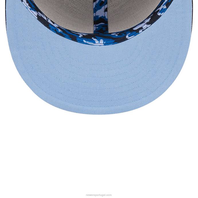 FFTN1358 New Era boné detroit tigers monocamo navy 59fifty