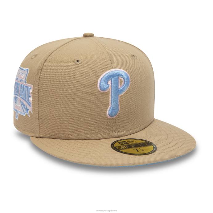 FFTN1359 New Era Philadelphia phillies 1996 all star game camel 59fifty boné ajustado
