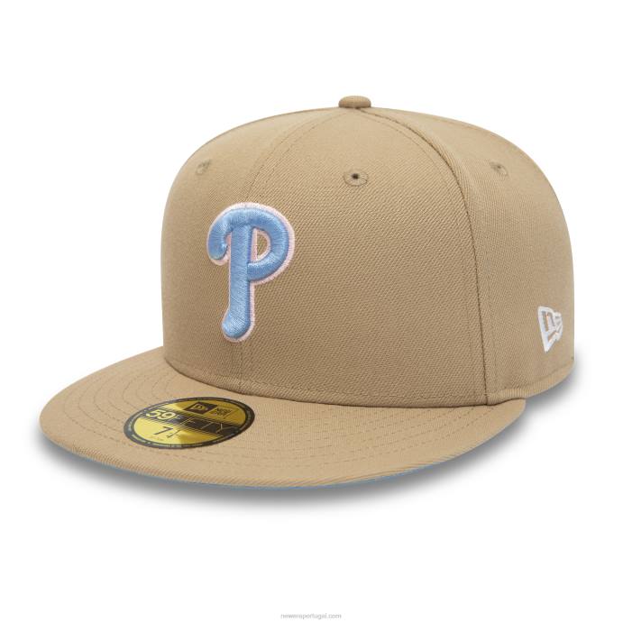 FFTN1359 New Era Philadelphia phillies 1996 all star game camel 59fifty boné ajustado