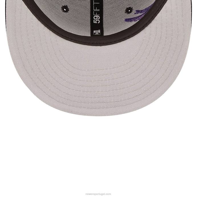 FFTN1360 New Era Boné justo houston astros mlb blooming navy 59fifty