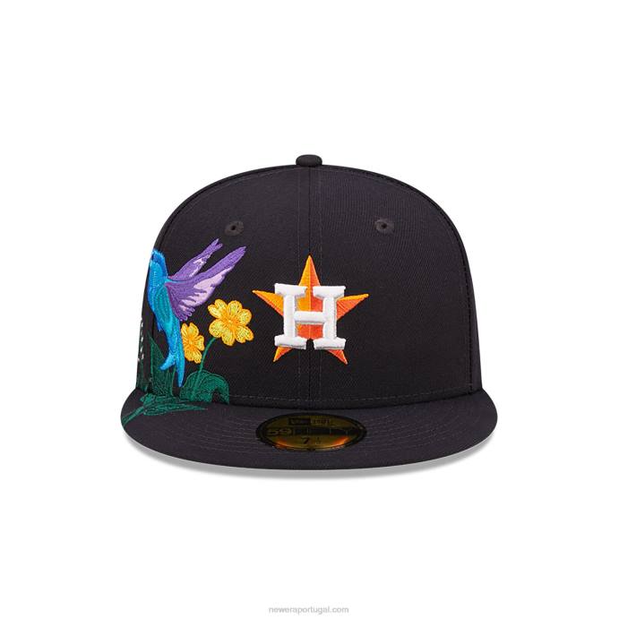 FFTN1360 New Era Boné justo houston astros mlb blooming navy 59fifty