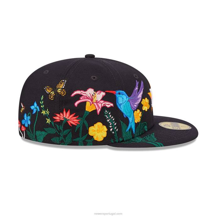 FFTN1360 New Era Boné justo houston astros mlb blooming navy 59fifty