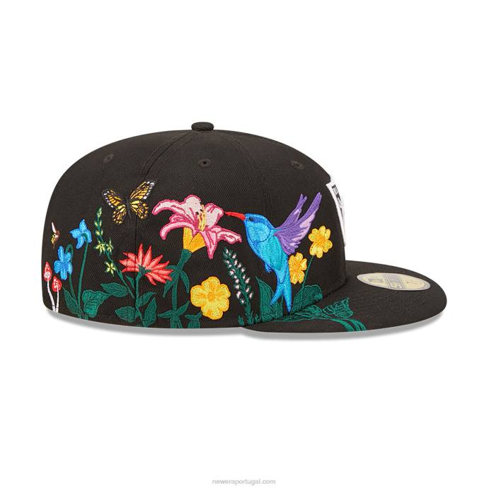 FFTN1365 New Era boné justo las vegas raiders nfl blooming black 59fifty