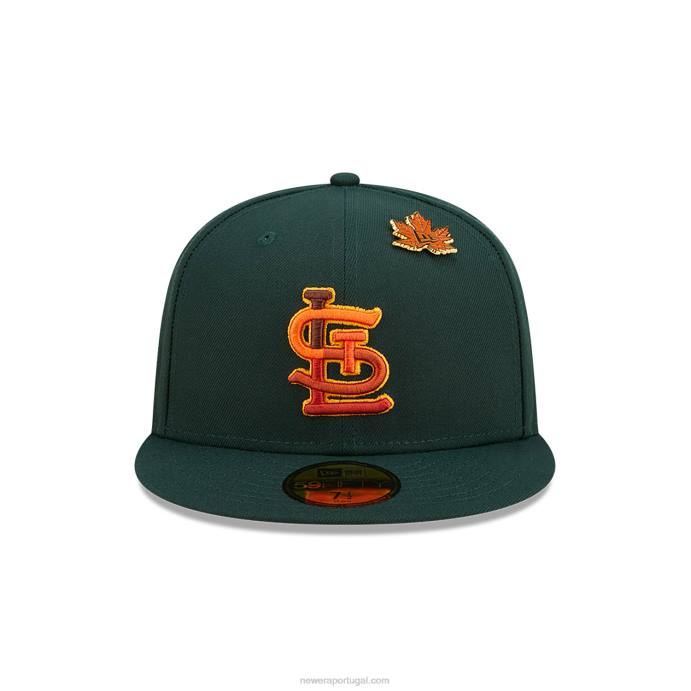 FFTN1366 New Era st. boné Louis Cardinals frondoso verde escuro 59fifty