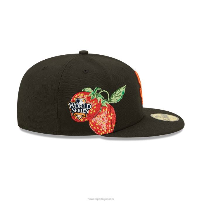 FFTN1371 New Era Boné San Francisco Giants Fruit Black 59Fifty