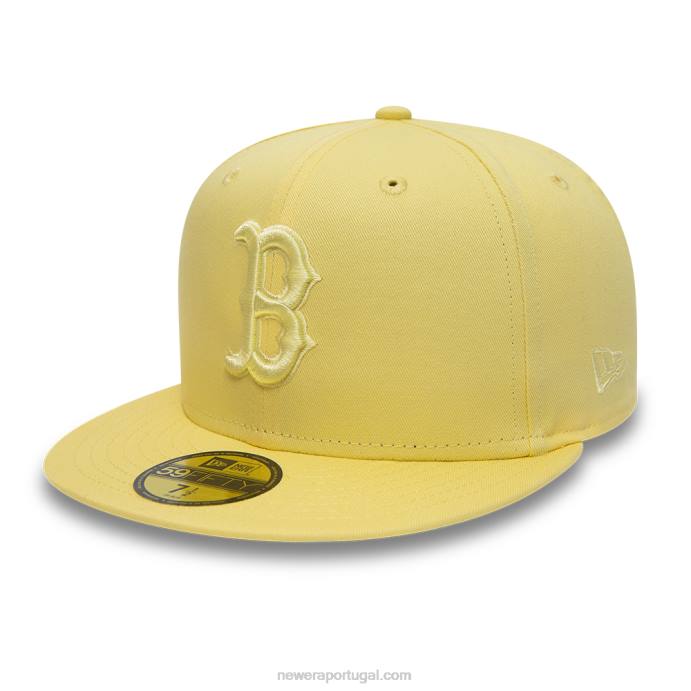 FFTN1377 New Era boton red sox world series boné amarelo tonal 59fifty