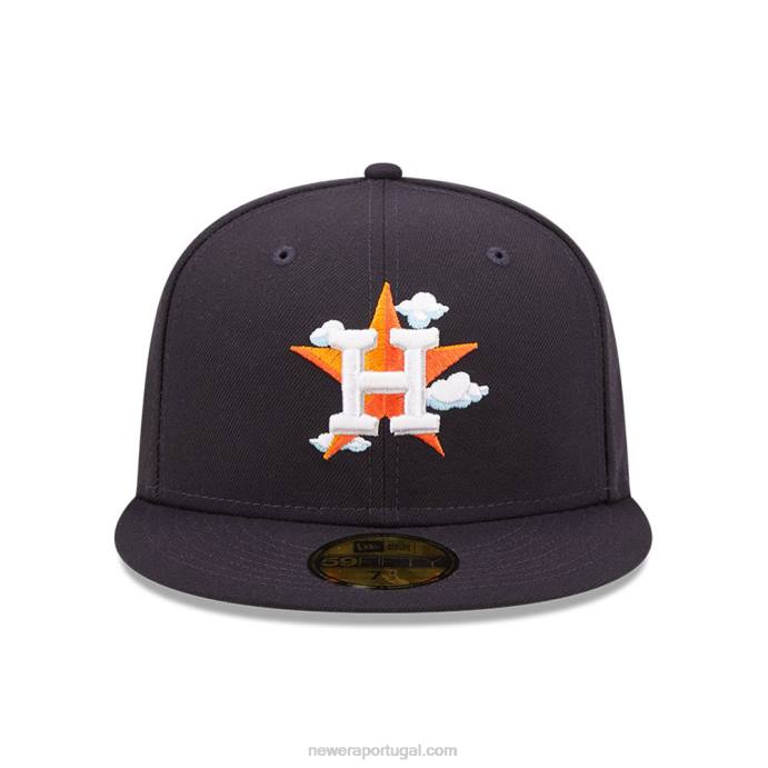 FFTN1379 New Era Boné houston astros comic cloud navy 59fifty ajustado