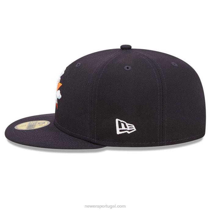 FFTN1379 New Era Boné houston astros comic cloud navy 59fifty ajustado