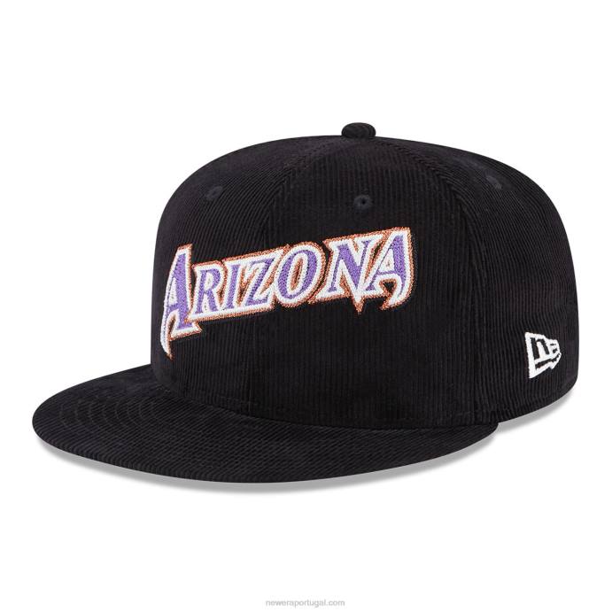 FFTN137 New Era arizona Diamondbacks boné vintage cordão preto 59fifty