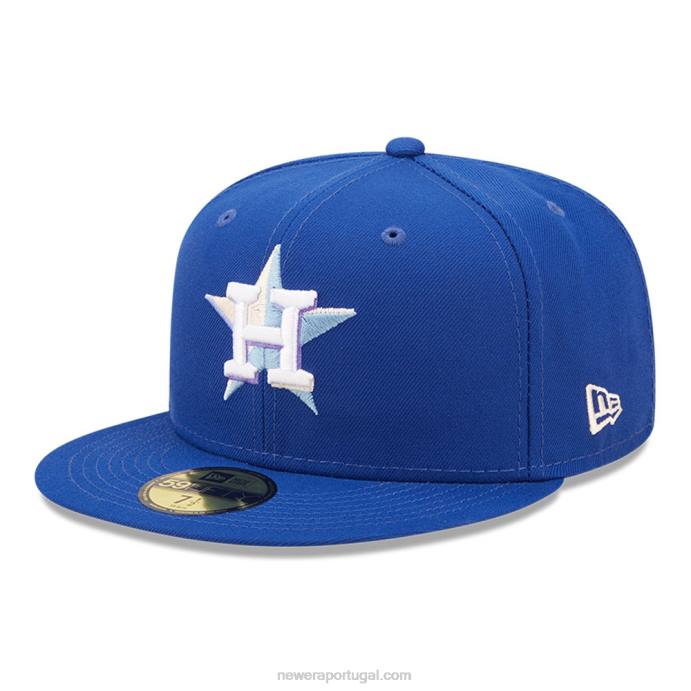 FFTN1381 New Era Boné houston astros mlb nightbreak team azul 59fifty