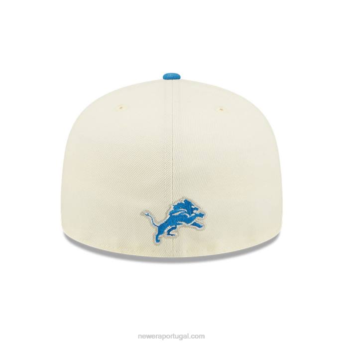 FFTN1383 New Era boné detroit lions nfl sideline 2022 branco 59fifty