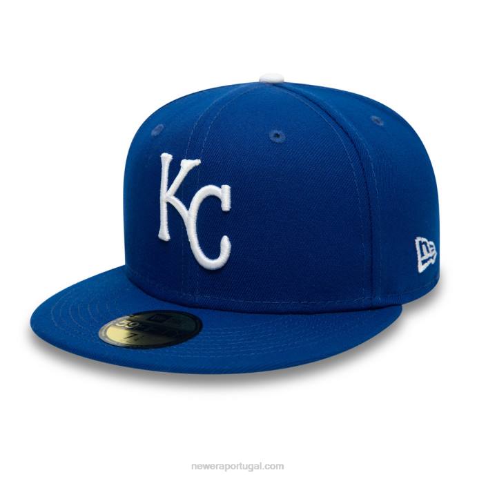 FFTN1385 New Era Boné kansas city royals ac perf blue 59fifty