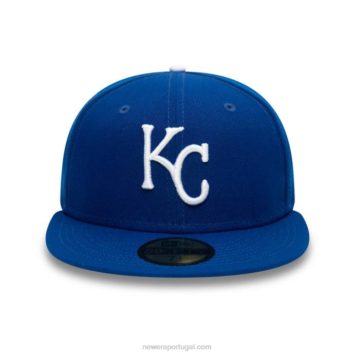 FFTN1385 New Era Boné kansas city royals ac perf blue 59fifty