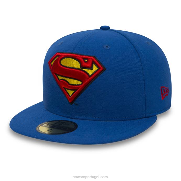 FFTN1387 New Era boné azul essencial do personagem superman 59fifty
