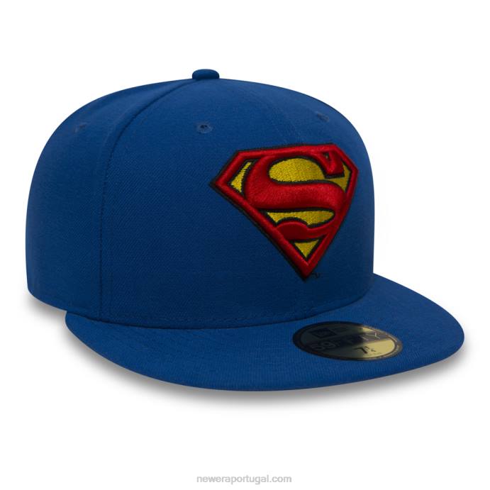 FFTN1387 New Era boné azul essencial do personagem superman 59fifty