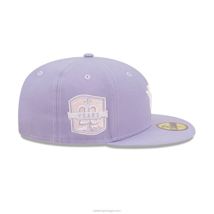 FFTN1389 New Era boné justo houston astros 20 anos lavanda 59fifty