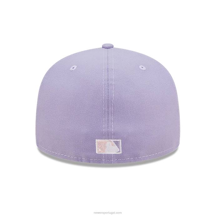 FFTN1389 New Era boné justo houston astros 20 anos lavanda 59fifty
