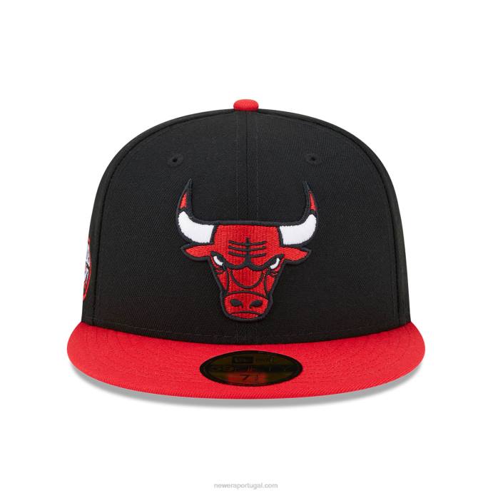 FFTN138 New Era chicago bulls nba all star game boné preto 59fifty