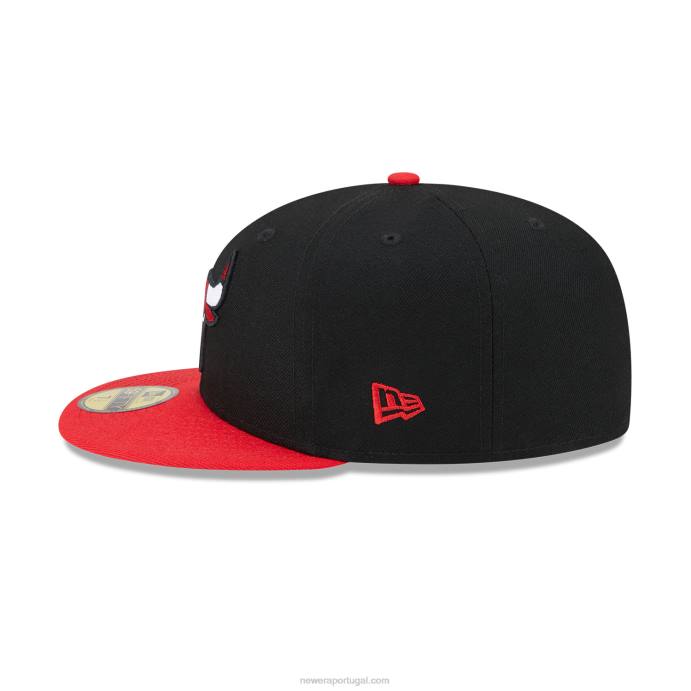 FFTN138 New Era chicago bulls nba all star game boné preto 59fifty