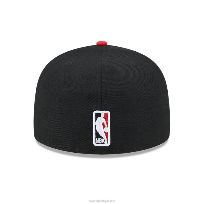 FFTN138 New Era chicago bulls nba all star game boné preto 59fifty