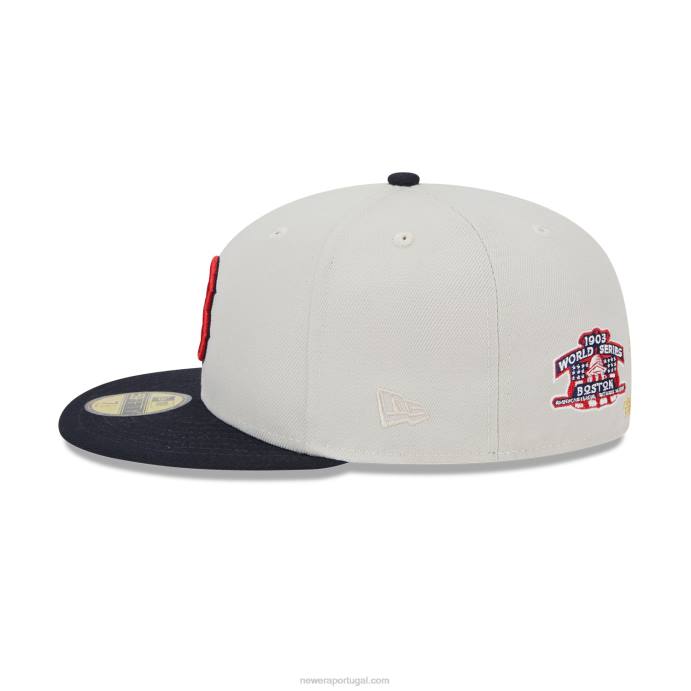 FFTN1391 New Era boston red sox varsity letter stone 59fifty boné ajustado