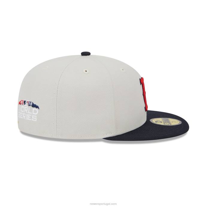 FFTN1391 New Era boston red sox varsity letter stone 59fifty boné ajustado