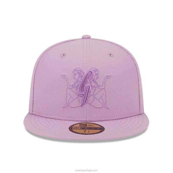 FFTN1392 New Era Boné San Francisco Giants Zodiac Purple 59Fifty