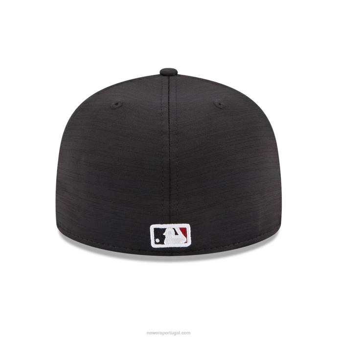 FFTN1395 New Era arizona diamondbacks mlb clubhouse boné preto 59fifty