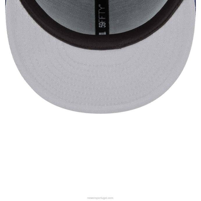 FFTN1398 New Era boné la dodgers stateview azul escuro 59fifty