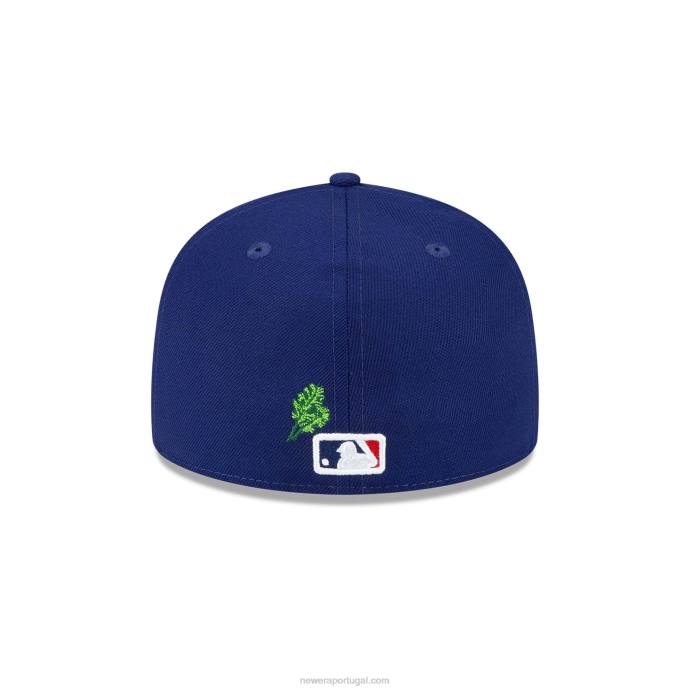 FFTN1398 New Era boné la dodgers stateview azul escuro 59fifty