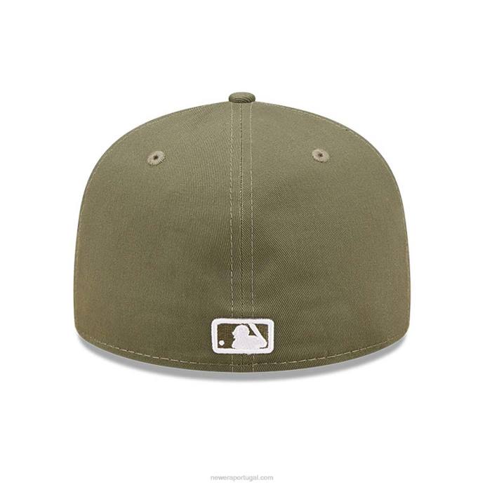 FFTN1399 New Era boné ajustado 59fifty verde médio da equipe la dodgers