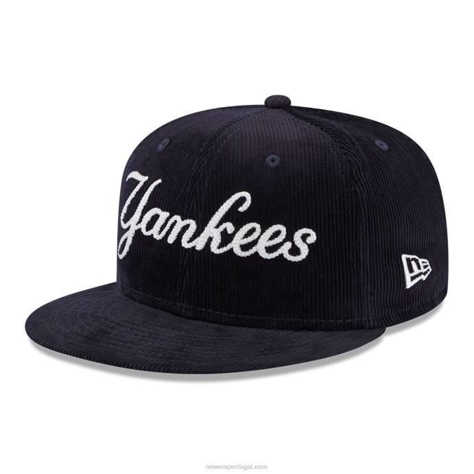 FFTN13 New Era Boné New York Yankees Vintage Cordão Navy 59Fifty