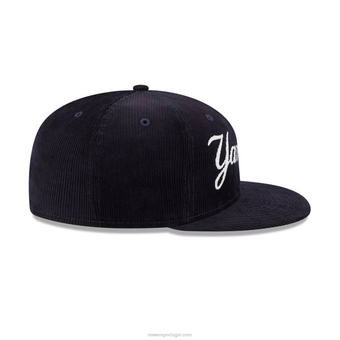 FFTN13 New Era Boné New York Yankees Vintage Cordão Navy 59Fifty