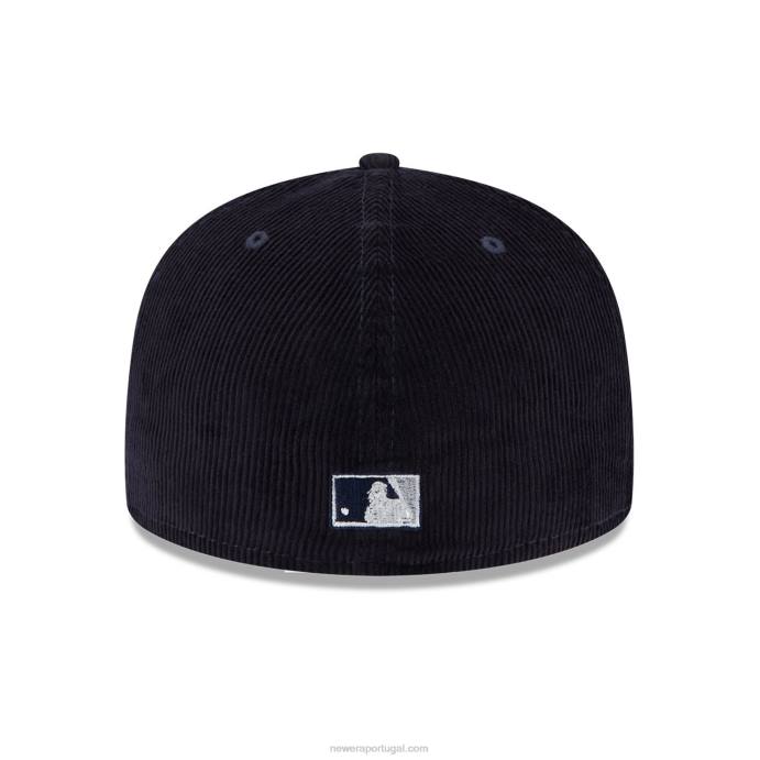 FFTN13 New Era Boné New York Yankees Vintage Cordão Navy 59Fifty
