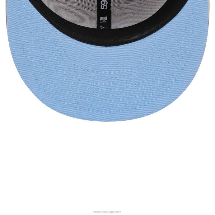 FFTN1404 New Era boné la lakers chocolate quente 59fifty
