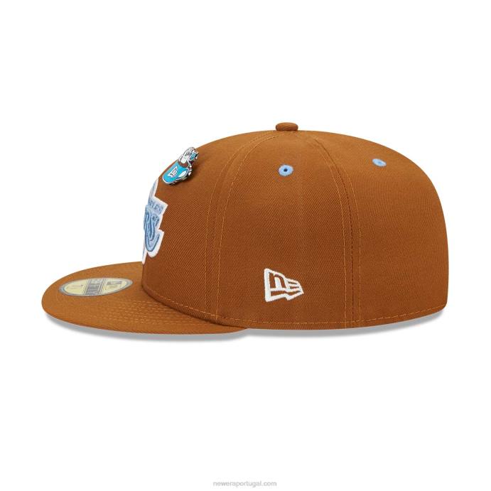 FFTN1404 New Era boné la lakers chocolate quente 59fifty