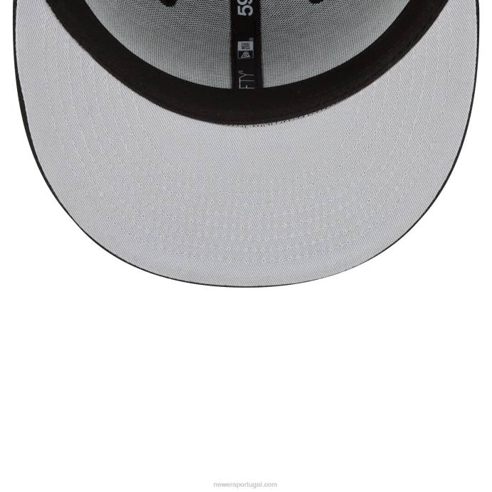 FFTN1405 New Era brooklyn nets feltro x nba boné preto 59fifty