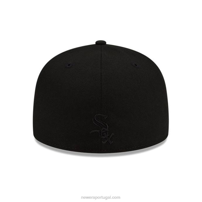 FFTN1406 New Era boné chicago white sox mlb team fire black 59fifty